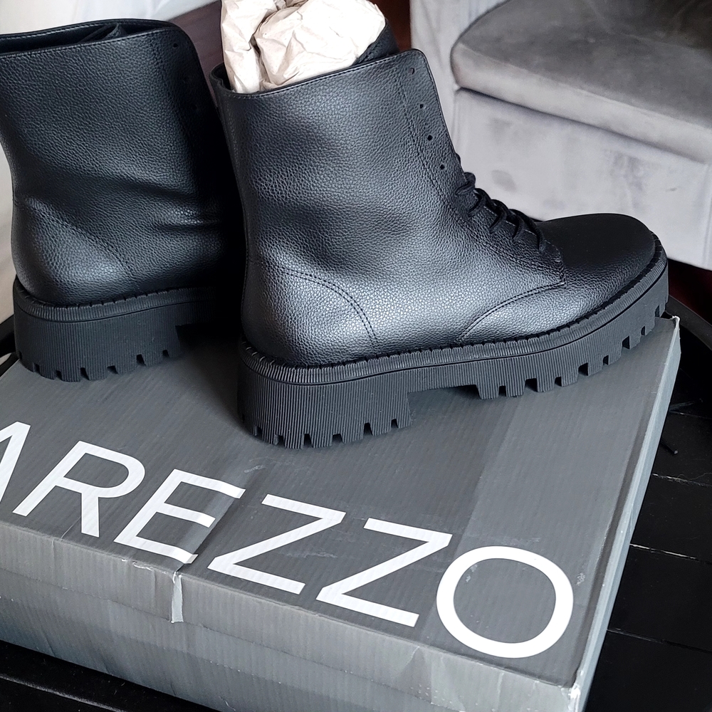 Black Combat Boots for Women